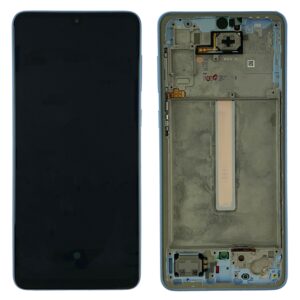Samsung Galaxy A33 5G (A336) LCD displej + Dotyková Deska + Přední kryt Modrá/Blue Originální kvalita - Service pack