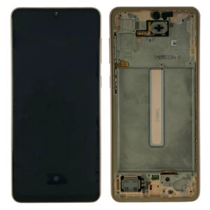 Samsung Galaxy A33 5G (A336) LCD displej + Dotyková Deska + Přední kryt Oranžová/Orange Originální kvalita - Service pack