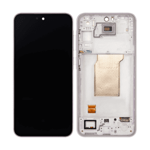 Samsung Galaxy A35 (A356) LCD displej + Dotyk + Přední kryt Originální kvalita Fialová/Purple - Service pack