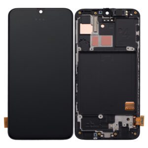 Samsung Galaxy A40 (A405) LCD displej + Dotyk + Přední kryt Černá/Black Prémiová kvalita (Incell - TFT kvalita)