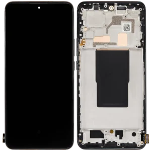 Xiaomi 12T (22071212AG) LCD displej + Dotyková Deska + Přední kryt Černá/Black - Service pack