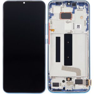 Xiaomi Mi 10 Lite (M2002J9G) LCD displej + Dotyková Deska + Přední kryt Modrá/Blue Originální kvalita - Service pack