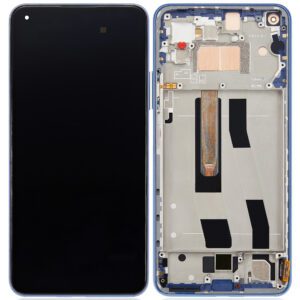 Xiaomi Mi 11 Lite (M2101K9AG) LCD displej + Dotyková Deska + Přední kryt Modrá/Blue Originální kvalita - Service pack
