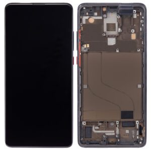Xiaomi Mi 9T (M1903F10G) LCD displej + Dotyková Deska + Přední kryt Černá/Black Originální kvalita - Service pack