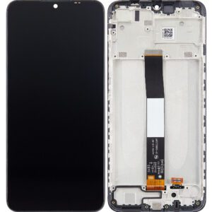 Xiaomi Redmi 9A (M2006C3LG, M2006C3LI, M2006C3LC, M2004C3L) LCD displej + Dotyková Deska + Přední Kryt Černá/Black