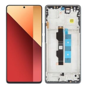 Xiaomi Redmi Note 13 Pro 4G (23117RA68G) LCD displej + Dotyková Deska + Přední kryt Černá/Black Originální kvalita - Service pack