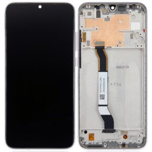 Xiaomi Redmi Note 8 (M1908C3JG) LCD displej + Dotyková Deska + Přední kryt Bílá/White Originální kvalita - Service pack