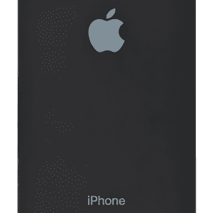 Apple iPhone X Zadní sklo Černá/Black