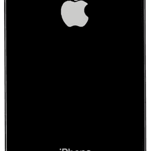 Apple iPhone 8 Zadní sklo Černá/Black