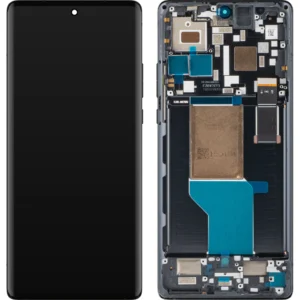 Motorola Edge 30 Ultra (XT2241) LCD displej + Dotyková Deska + Přední kryt Originální kvalita Černá/Black - Service pack
