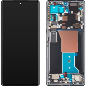 Motorola Edge 40 Pro (XT2301) LCD displej + Dotyková Deska + Přední kryt Originální kvalita Černá/Black - Service pack