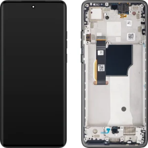 Motorola Edge 40 Neo (XT2307) LCD displej + Dotyková Deska + Přední kryt Originální kvalita Černá/Black - Service pack