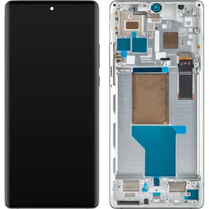 Motorola Edge 30 Ultra (XT2241) LCD displej + Dotyková Deska + Přední kryt Originální kvalita Bílá/White - Service pack