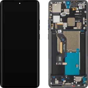 Motorola Edge 50 Pro (XT2403) LCD displej + Dotyková Deska + Přední kryt Originální kvalita Černá/Black - Service pack