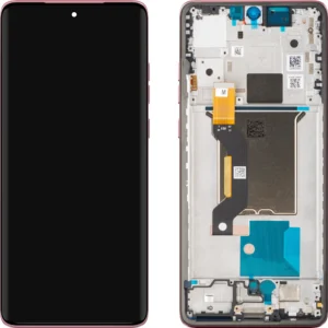 Motorola Edge 60 Fusion (XT2553) LCD displej + Dotyková Deska + Přední kryt Originální kvalita Růžová/Pink - Service pack