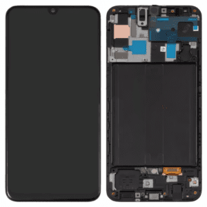 Samsung Galaxy A50 (A505) LCD displej + Dotyková Deska + Přední kryt Černá/Black Originální kvalita - Service pack