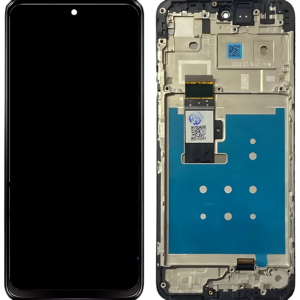 Motorola Moto G13 (XT2331) LCD displej + Dotyková Deska + Přední kryt Originální kvalita Černá/Black - Service pack