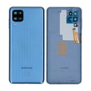 Samsung Galaxy M12 (M127) Zadní kryt včetně sklíčka kamery Modrá/Blue - Service pack
