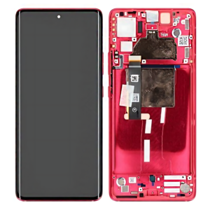 Motorola Edge 30 Fusion (XT2243) LCD displej + Dotyk + Přední kryt Prémiová kvalita Červená/Red