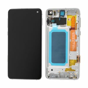 Samsung Galaxy S10e (G970) LCD displej + Dotyk Bílá/White Originální kvalita - service pack