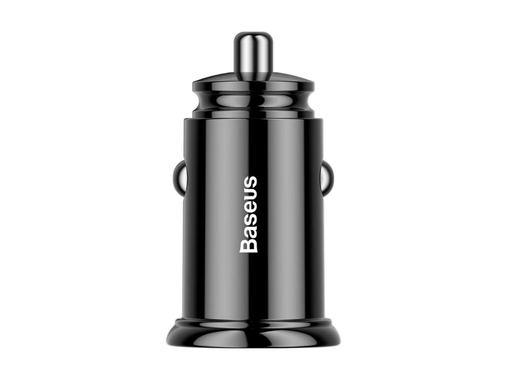 Baseus Circular Plastic A+C 30W PPS Car Charger (PD3.0 QC4.0+ SCP AFC) Black - Obrázek 5