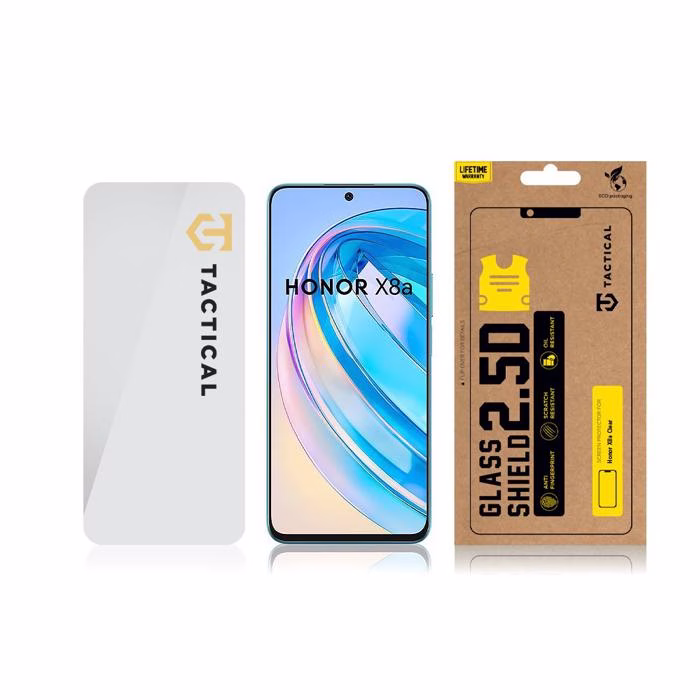 Tactical Glass Shield 2.5D sklo pro Honor X8a - Clear - Obrázek 2