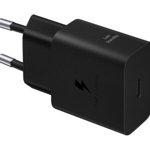 EP-T1510XBE Samsung USB-C 15W Cestovní nabíječka + USB-C Datový Kabel Black