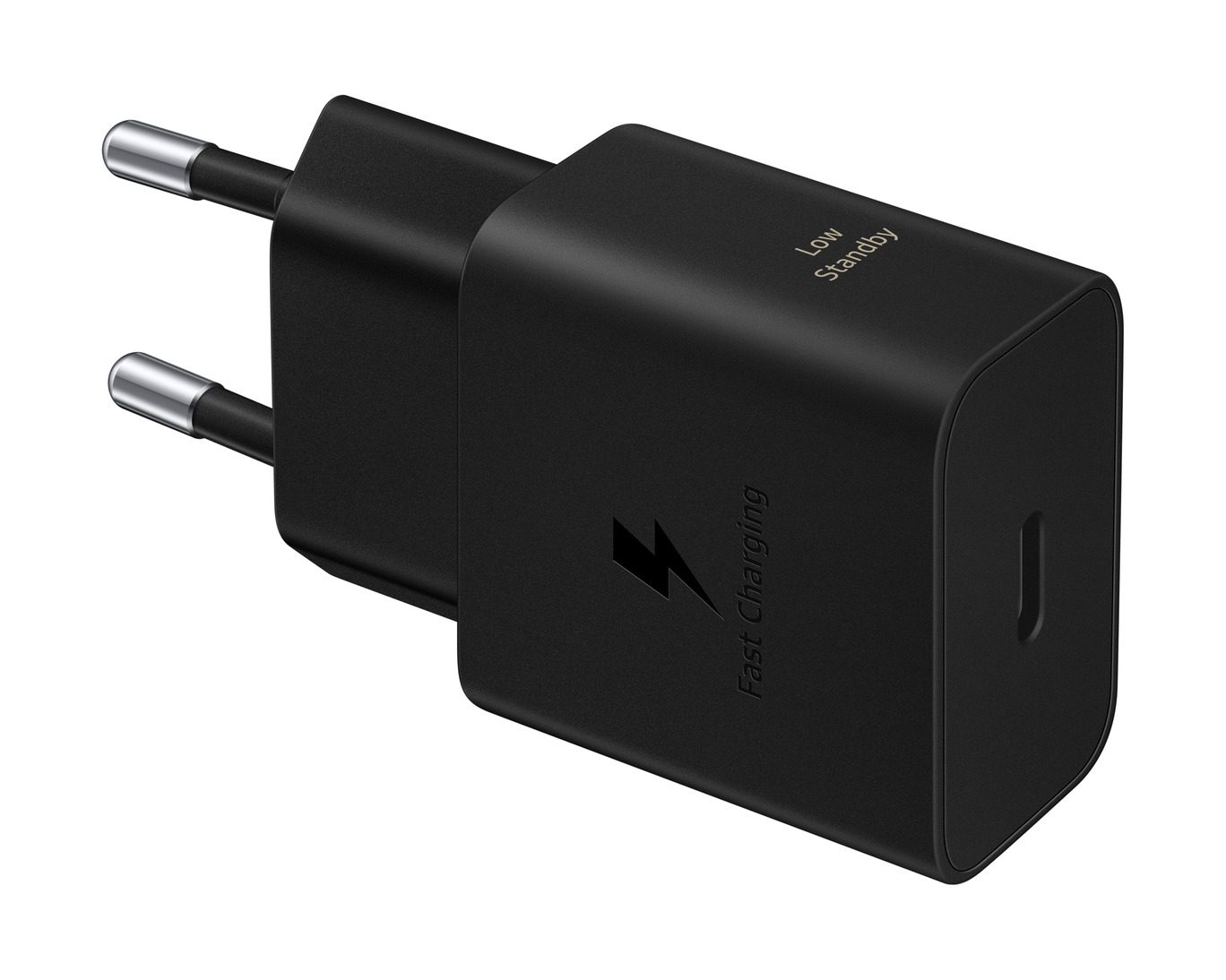 EP-T1510XBE Samsung USB-C 15W Cestovní nabíječka + USB-C Datový Kabel Black