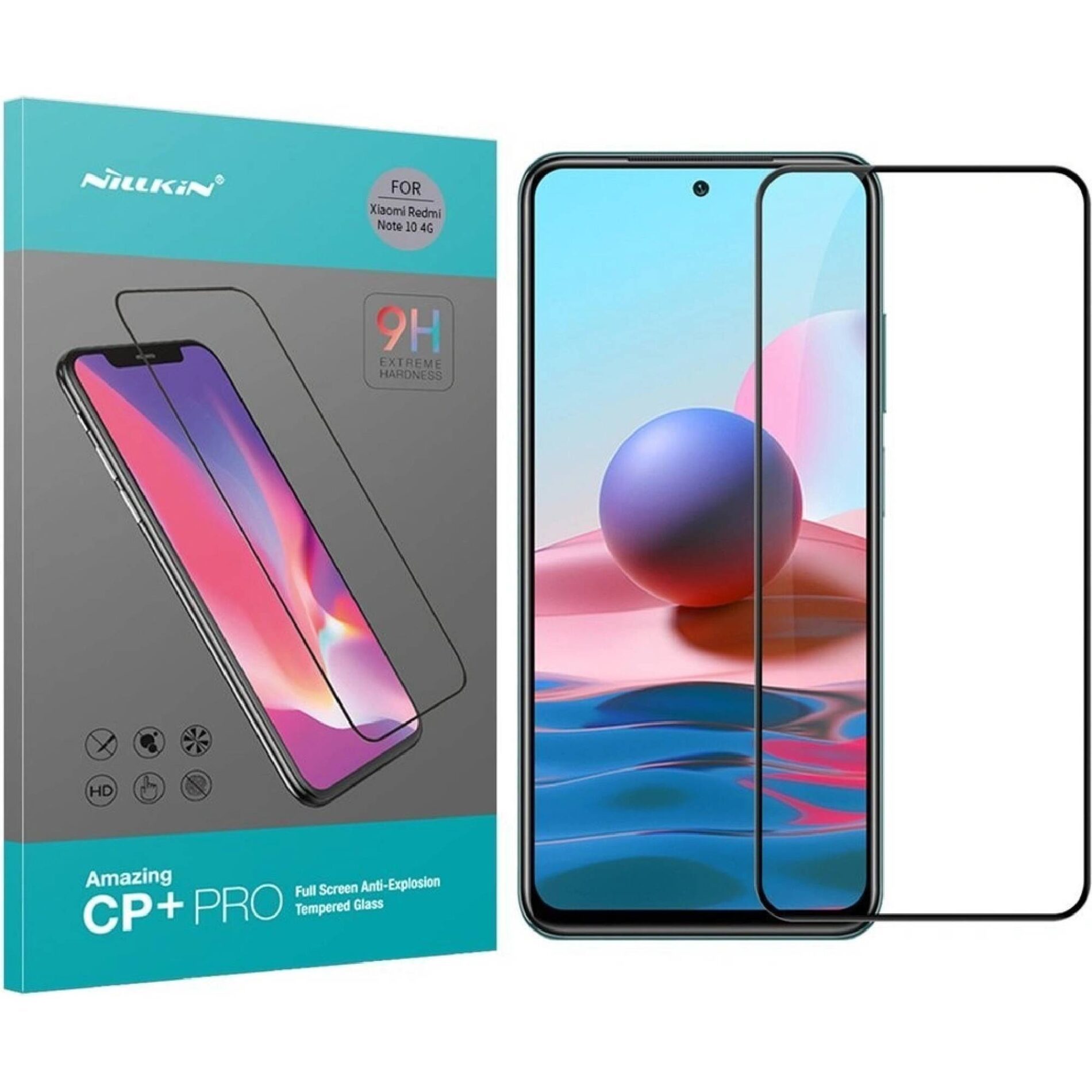Nillkin 2.5D CP+ PRO Black pro Xiaomi Redmi Note 10 4G/10s