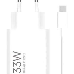Xiaomi MDY-16-EF USB-A 33W Cestovní Nabíječka + USB-C 3A Datový Kabel White