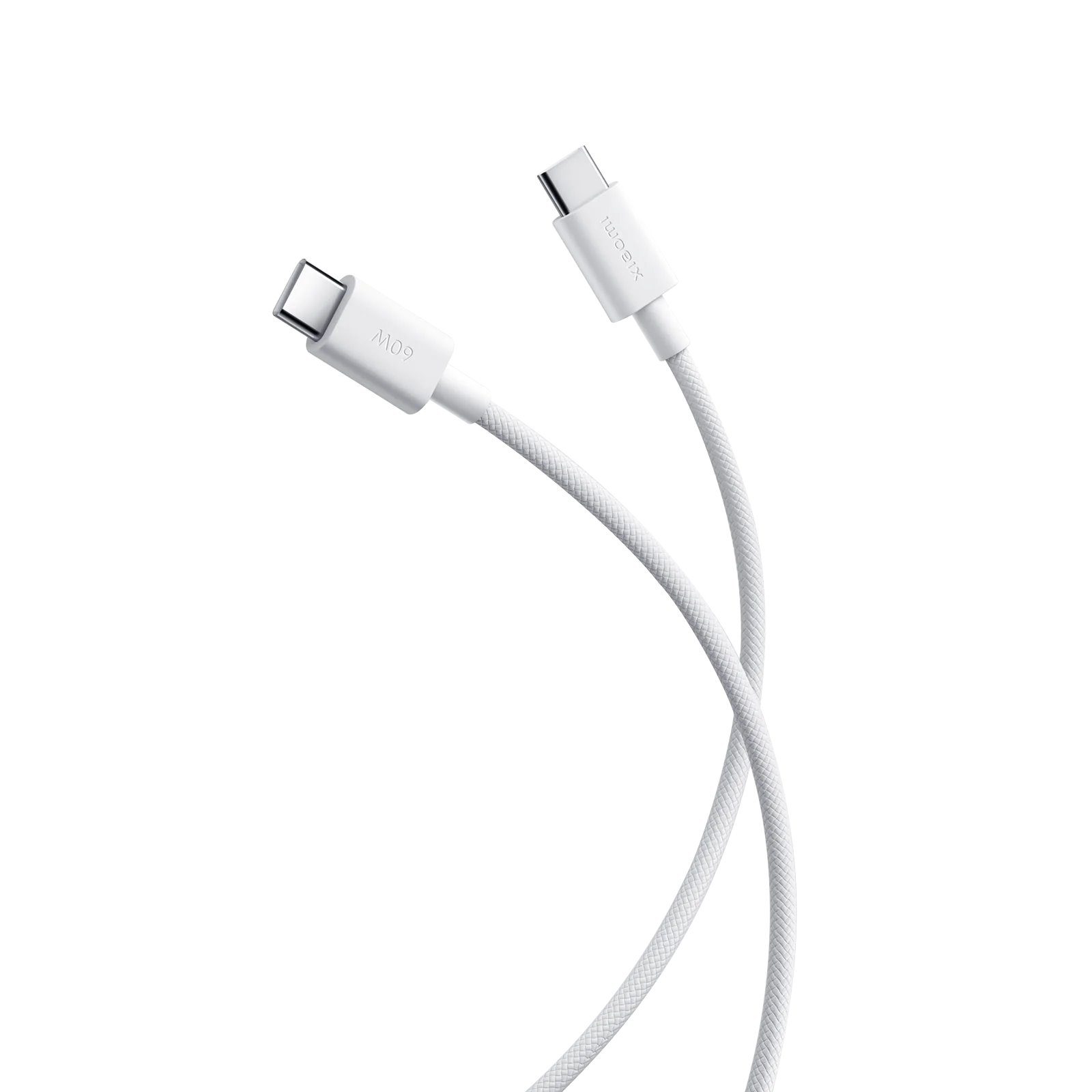 Xiaomi Original USB-C/USB-C Opletený Datový Kabel 3A 1m White - Obrázek 2
