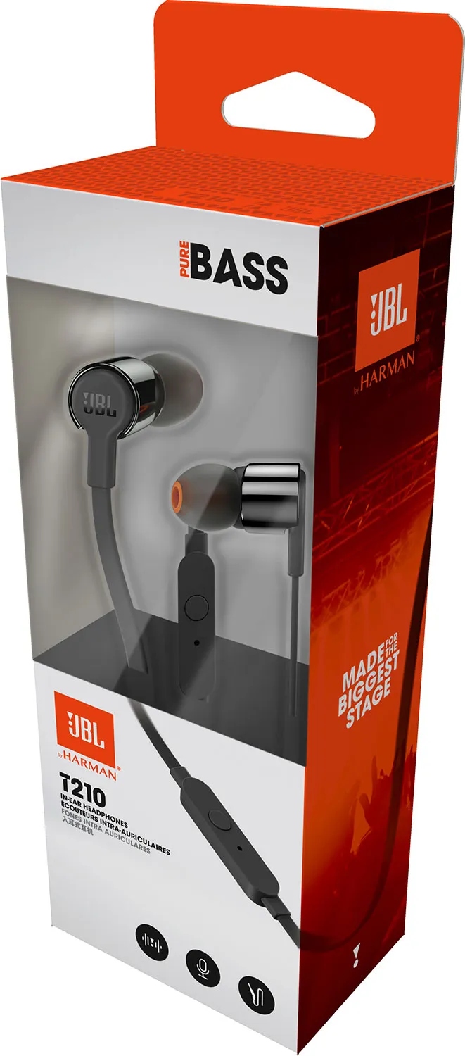 JBL T210 Black - Obrázek 6