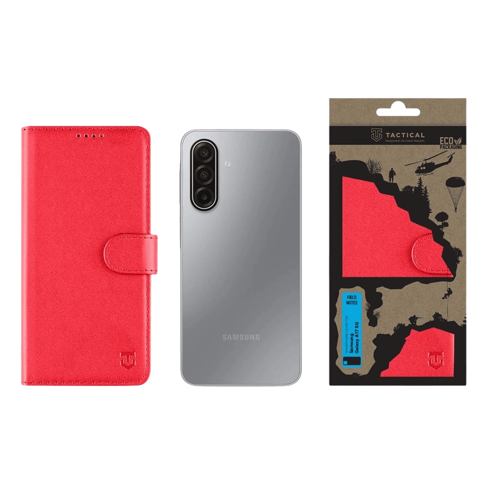 Tactical Field Notes pro Samsung Galaxy A17 4G/5G Red - Obrázek 3