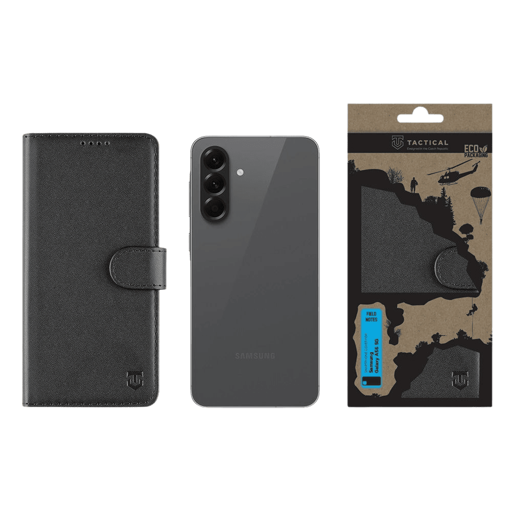 Tactical Field Notes pro Samsung Galaxy A56 5G Black - Obrázek 2