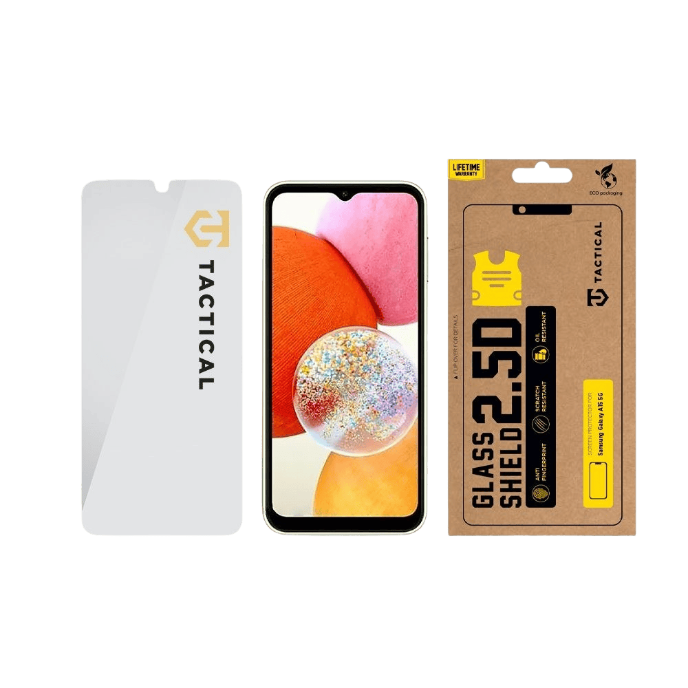 Tactical Glass Shield 2.5D sklo pro Samsung Galaxy A15 4G/5G Clear - Obrázek 3