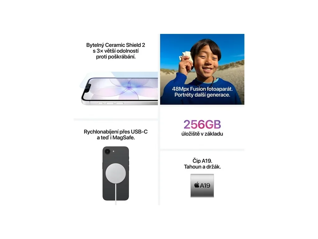 Apple iPhone 17e 512GB Růžová/Soft Pink - Obrázek 4