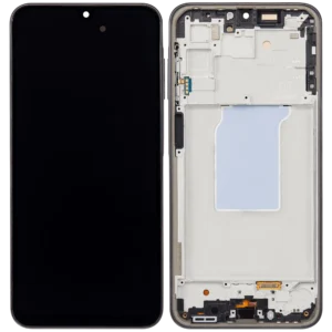 Samsung Galaxy A26 (A266) LCD displej + Dotyková Deska + Střední kryt Originální kvalita Černá/Black - Service pack