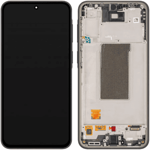 Samsung Galaxy A37 (A376) LCD displej + Dotyková Deska + Přední kryt Černá/Black Originální kvalita - Service pack